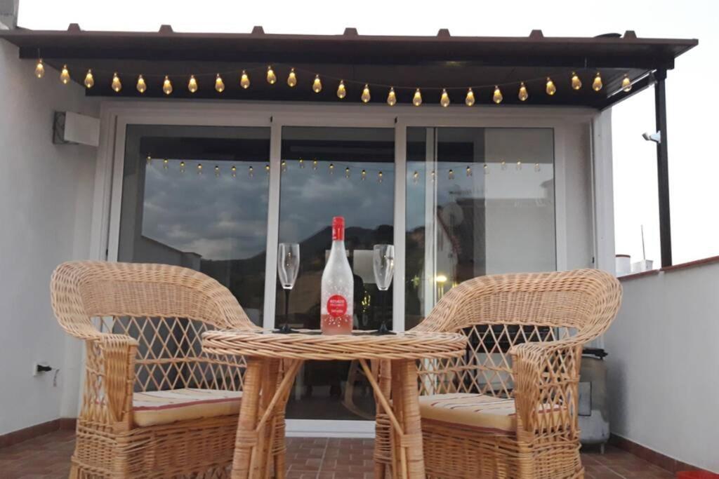 Apartamento Casa Con Vistas Al Campo Y Cocina Con Terraza Villanueva de San Juan Esterno foto